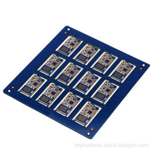 FR4 Multilayer PCB with blue soldermask